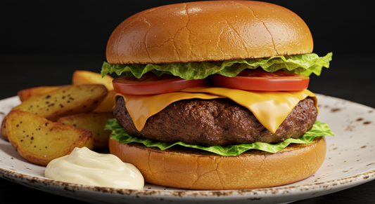 Smash Burger with Minced Beef