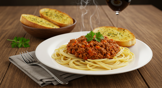 Spaghetti Bolognese with Ground Beef